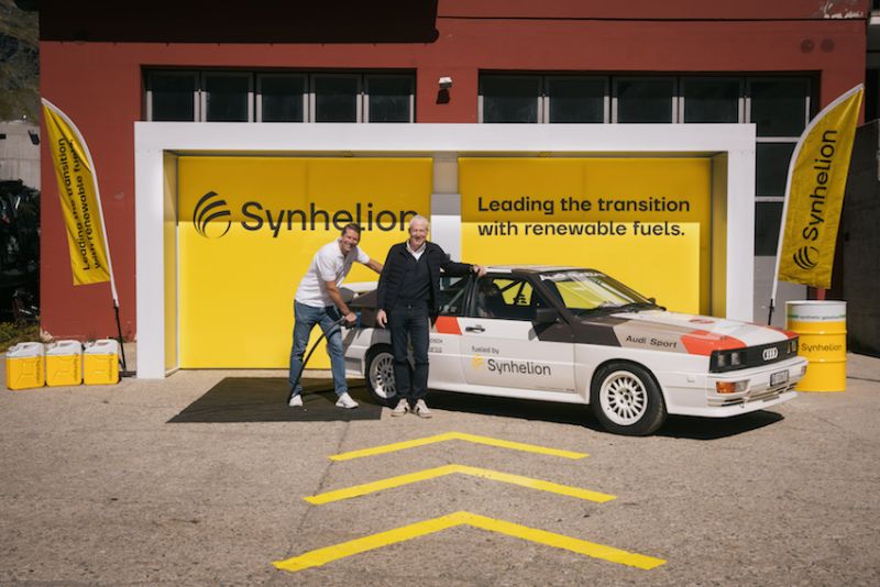 Historic mountain race fuelled by Synhelion renewable synthetic gasoline