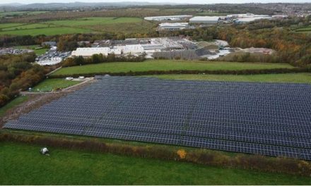Nigel Mills MP powers up Denby’s solar array