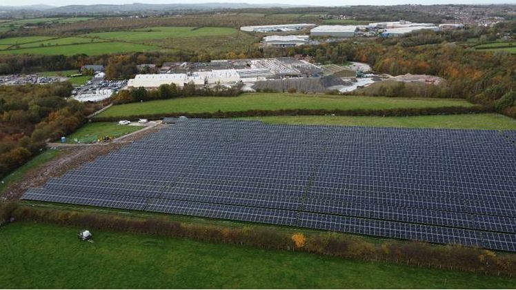 Nigel Mills MP powers up Denby’s solar array